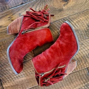 Not Rated Fringe booties